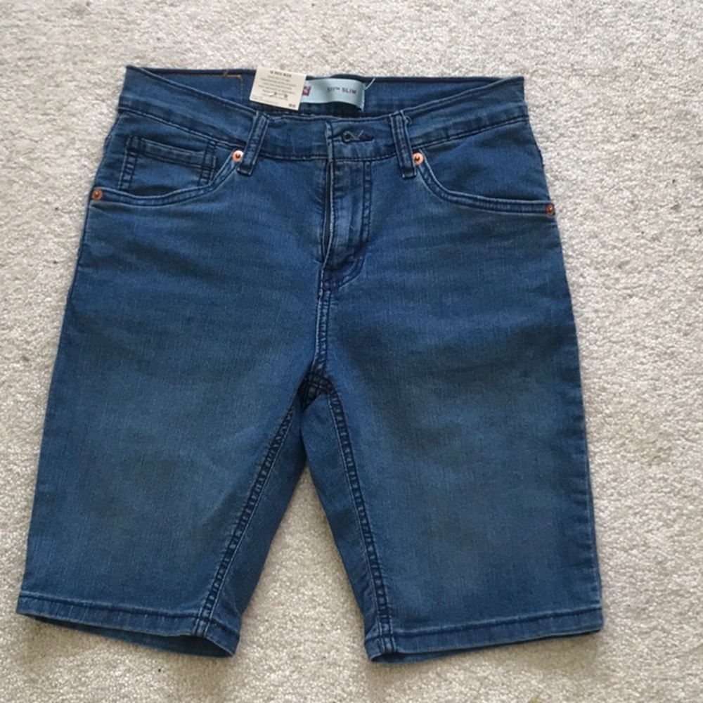 LEVI’S BOYS’ SIZE 12 REG W26 SLIM CUT-OFF SHORTS
